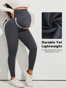 Women's Pregnancy Underwear, High Waist Maternity Pants, Soft Stretch Breathable Fabric, Abdominal Support Belt, Comfortable Daily Wear, Maternity Clothing, Pregnancy Clothes