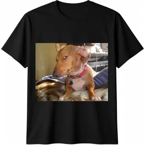 Bombastic Side Eye Funny Dog T-Shirt for Men Women. Pure Cotton Graphic Tees Menswear Top: Gifts for Men & Women