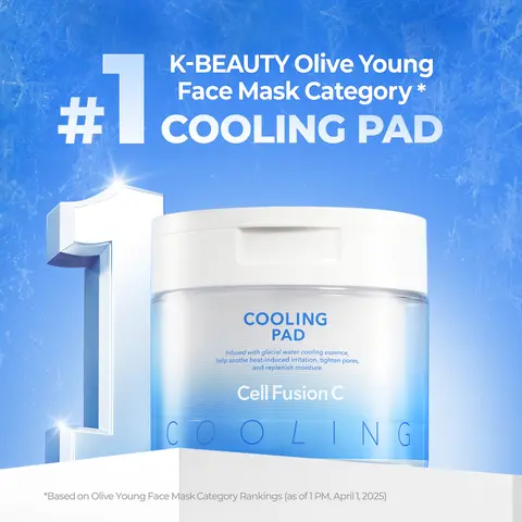[Cell Fusion C] Post Alpha Cooling Pad | Non-Menthol Korean Cooling Toner Pads — Instantly Cools Skin, Glacier Water, Visible Pore Care, Makeup Prep, 70 Pads