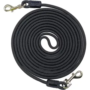 12ft 20ft 30ft Tie Out Rope for Small Dogs Up to 35 Pounds, Long Cat Leash for Yard, Lightweight Tether Escape Proof Training Walking Outdoor Lead for Puppy Pets Small Animals