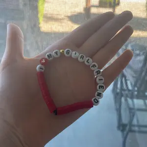 I heart my girlfriend bracelet for couples