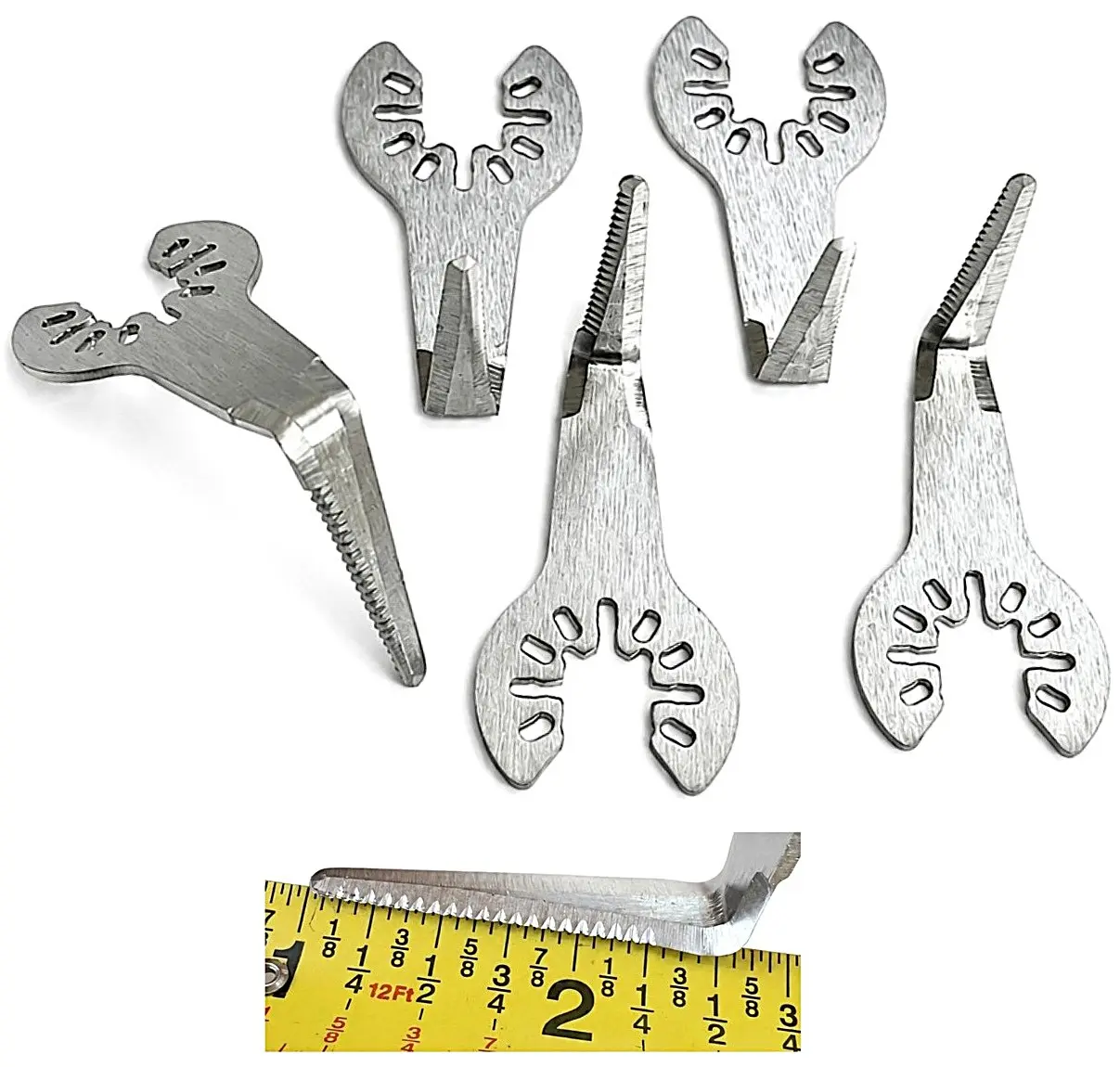 1.5" Multi-Tool Cold Knife Blade, Serrated Precision Windshield Removal Tool for Clean Auto Glass Cutting 5pk