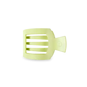 TELETIES - Square Flat Hair Clip | Small | Aloe, There!