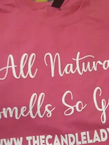 Tee Shirt Thecandlelady7 custom-made COME IN PINK BLUE OR BLACK. S M L XL Streetwear Comfort Crewneck Casual Streetwear Casual Top UNISEX