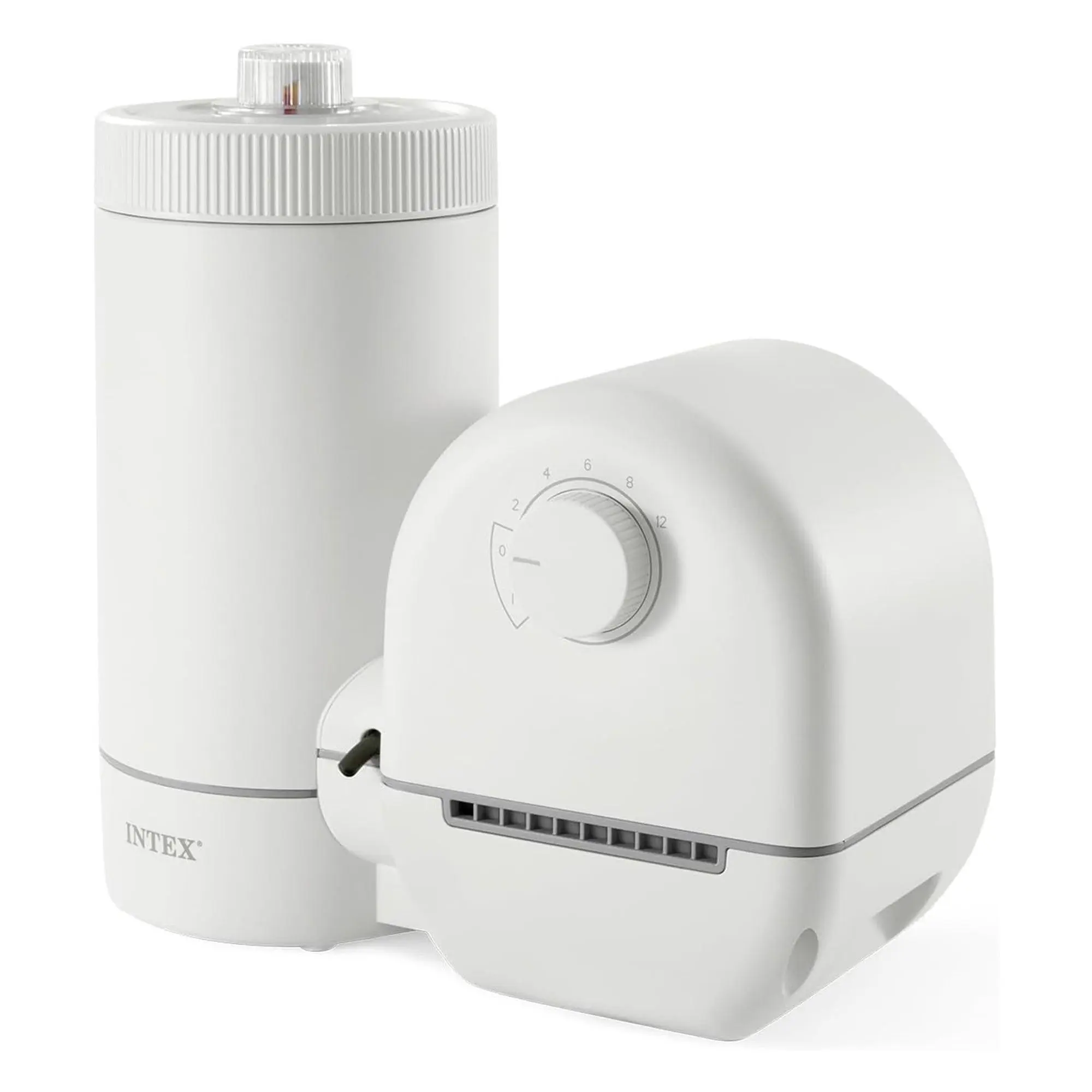 INTEX C1500 Cartridge Filter Pump for AGP: 1500 GPH Pump Flow Rate - Cartridge Gauge Indicator - HydroAeration Technology - Includes Type A Filter Cartridge - Turnover Rate/System Flow 1180 GPH