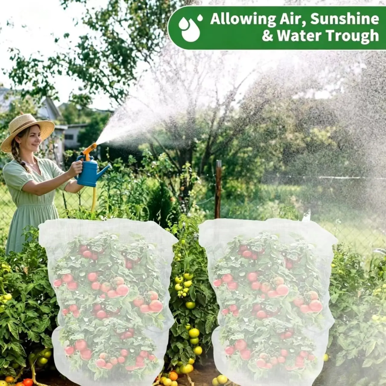 Insect & Bird Netting for Fruit Trees, 100x150cm, Protects Vegetables, Fruits, Flowers, Home Gardening Supplies, Garden Plant Cover, Durable Mesh Covering