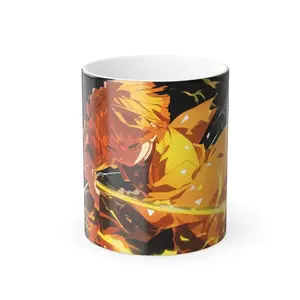 Zenitsu Color Morphing Mug, 11oz 15oz - Demon Slayer Anime Mug