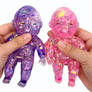 Squishy Slow Rising Glitter, GlitteDoll Squishies Stress , quishy Sensory Fidget, Fidgets Malt Sugar Squishy Relief Fidget Sensory for Anxiety Stress