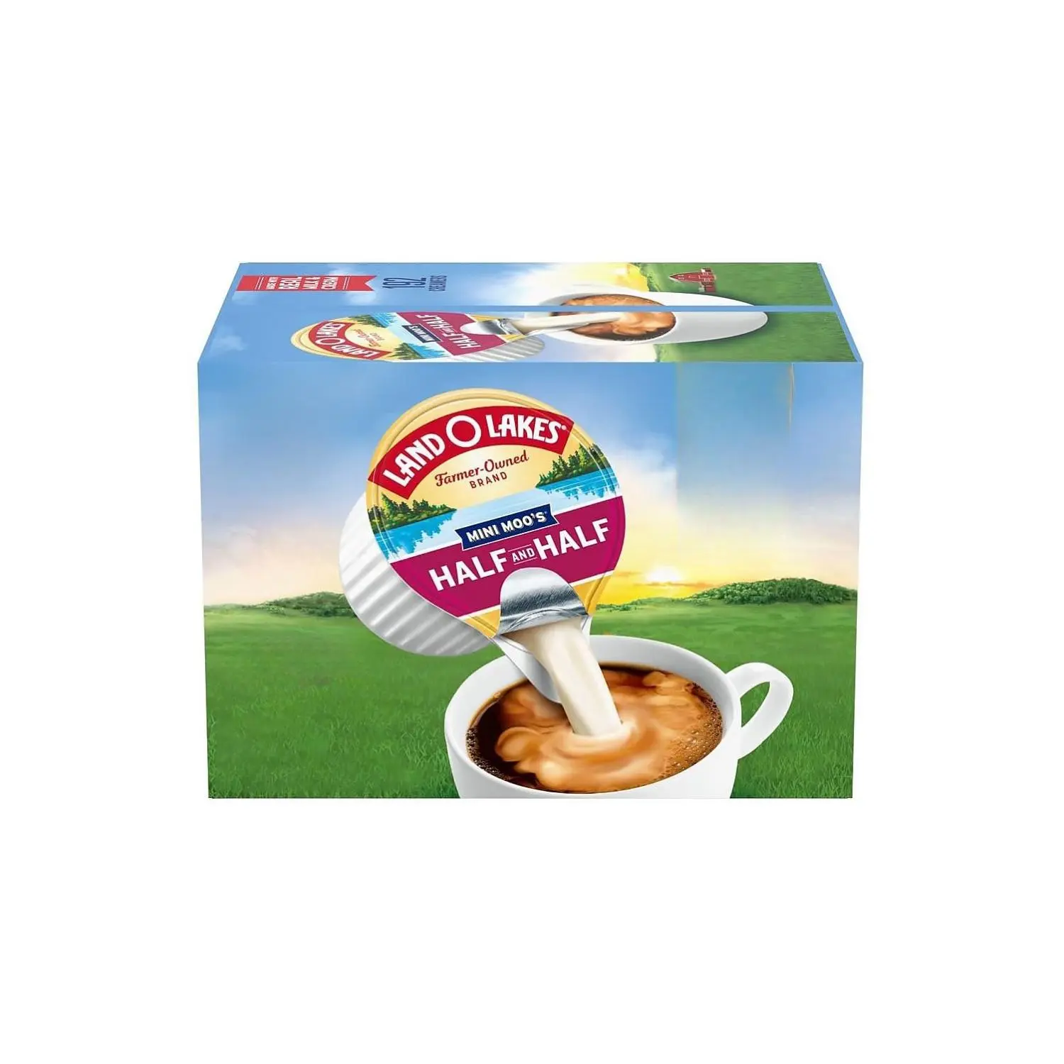 Land O Lakes Mini Moo’s Half & Half Creamer Singles 192 Count Real Milk & Cream