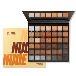 42-Color Matte Eyeshadow Palette in Warm Brown Hues, Highly Pigmented, Smooth Blendable Brown Eye Makeup Face Cosmetics, Perfect for Women and Girls in Winter, Ideal as Birthday Gift and Party Essential with Best Colors