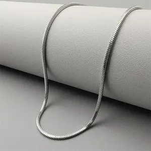 Elegant Silver Snake Chain Necklace – Timeless Style for Every Occasion
