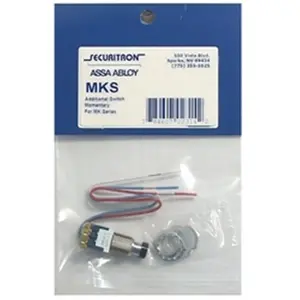 Securitron  Mortise Key Switch Momentary Switch Only - Satin Stainless Steel