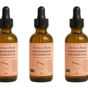 Amira's Secret Chebe/Rosemary Hair Growth Oil - Plant-Based Formula for Scalp Health & Hair Growth - 2oz Bottle Haircare