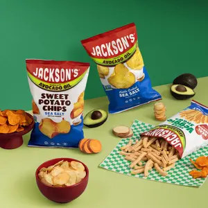 Sea Salt Variety Pack Snacks in Avocado Oil 5oz (Pack of 8) - Gluten Free, Vegan, Free of the top 9 Allergens, Non-GMO, Cooked in Avocado Oil | Shark Tank
