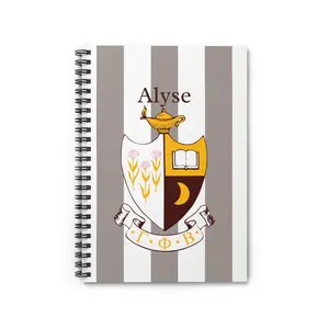 Gamma Phi Beta Personalized Crest Notebook