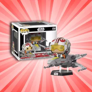 Funko Pop! Star Wars Luke Skywalker with X-Wing Special Edition #232
