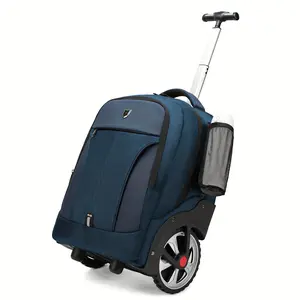 Hot selling styles YH&GS Rolling Backpack, Waterproof Backpack With Wheels For Business, Carry On Backpack With Laptop Compartment, Fit 17 Inch Laptop