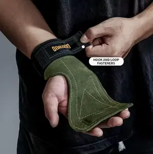 Multi-color Fitness Grip Wristbands with Hook and Loop Fasteners for Weightlifting Gloves and Fitness Equipment Accessories