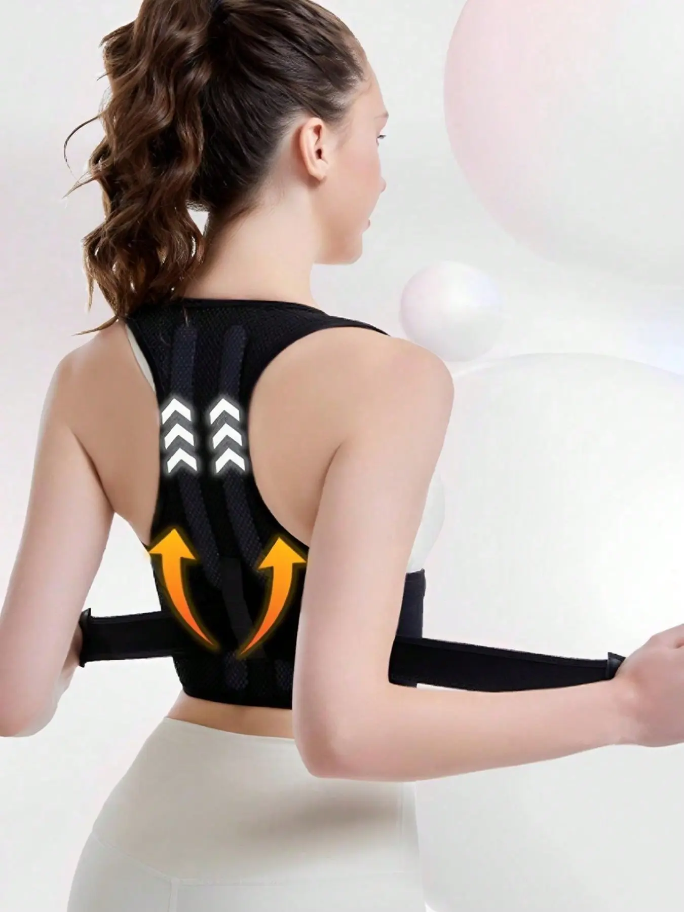 Women's Adjustable Support Wrap Tank Top Seamless Back Support Vest Sport Vests for Daily Wear & Workout Workout Activewear Athletic Workout Clothing Workout Gym Clothing Activewear For Fitness Sports Activewear Vest