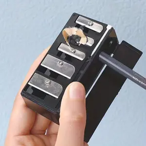 5 Hole Eyebrow Pencil Sharpener, Portable Manual Eyebrow Pencil Sharpener, Makeup Tool for Women & Girls, Makeup Application Accessory, Cosmetic, Makeup Accessories