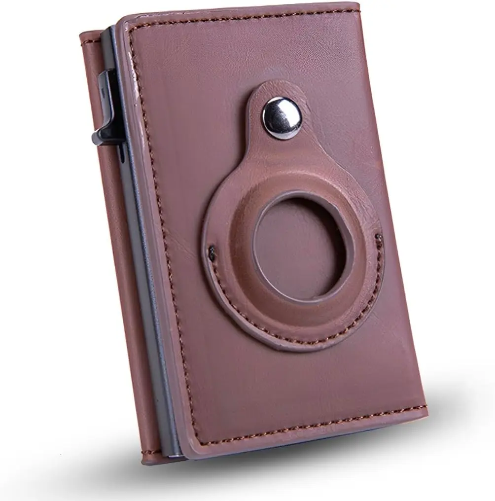 Men's Leather Wallet - Slim Minimalist Compact Card Holder, 9-14 Card Capacity, ID Window, Cash Slot, Ergonomic Secure Storage, Easy to Carry, Ideal Gift for Men (Leisure & Outdoor Use), Leather Wallets, Mens Wallet