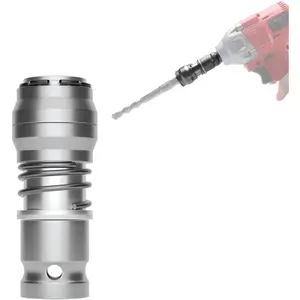 Hardware tools Electric Hammer Drill Converter Electric Wrench Adapter Drill Chuck Adapter Conversion Adapter Hammer Converter for Drill Wrench(Round Handle)