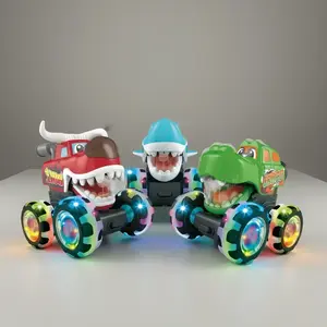 Joyin Motion Activated Light-Up Car Toy Truck, Press & Go Electric Toy for Boys & Girls, Battery Operated Outdoor Play Gift for Kids,Boys & Men gifts