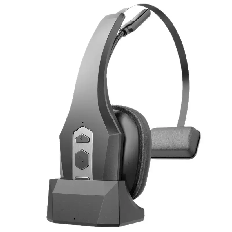 DH16 Adjustable Over-Ear Wireless Active Noise Cancelling Headphones - Audio Electronics, IP54 Water Protection, Bluetooth Connectivity, Customizable Parrot Button for Communication, Type-C Charging, Streaming Capability, Cable Management, Hospitality Use