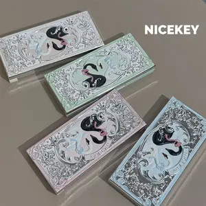 Nicekey Ballet Ten-Color Eyeshadow Palette, Glitter Palette, Cool Tone Shades, Commuter Makeup, Multiple Looks, Elegant Embossed Case