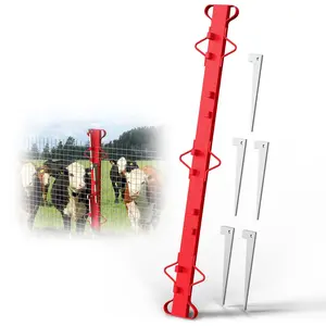 Wire Fence Stretcher Bar - 4.4ft (Includes 5 Wedges)| Heavy-Duty Wire Fence Stretcher Tool for Easy, Secure Fence Installation| Perfect for DIY & Professional Use