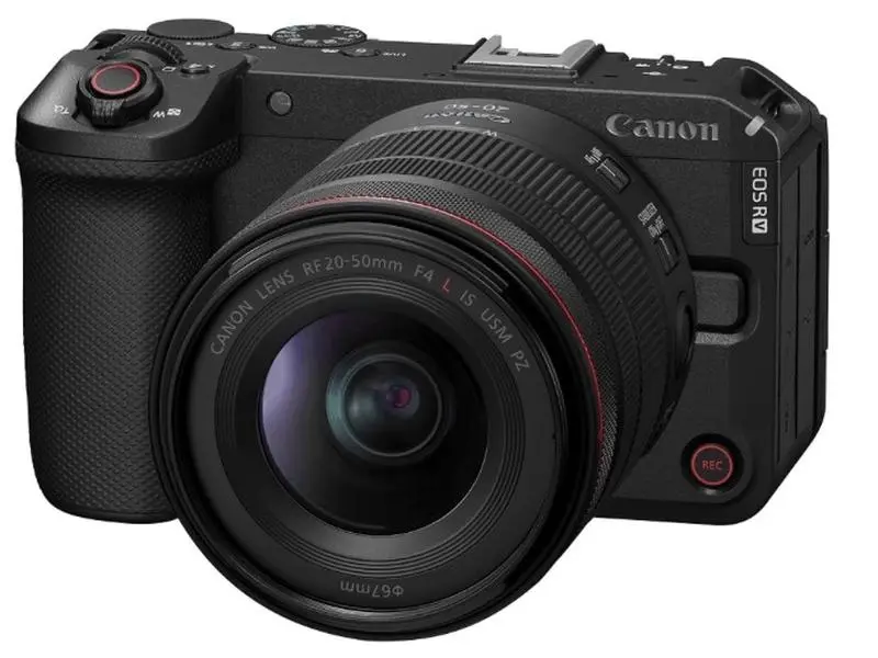 Canon EOS R6 V Mirrorless Camera with RF20-50mm F4 L is USM PZ Lens, Full-Frame Sensor, 7K/4K Video, Vertical Video, Ultra-Wide Power Zoom Lens, Open Gate Full-Size HDMI, for Content Creators, Black