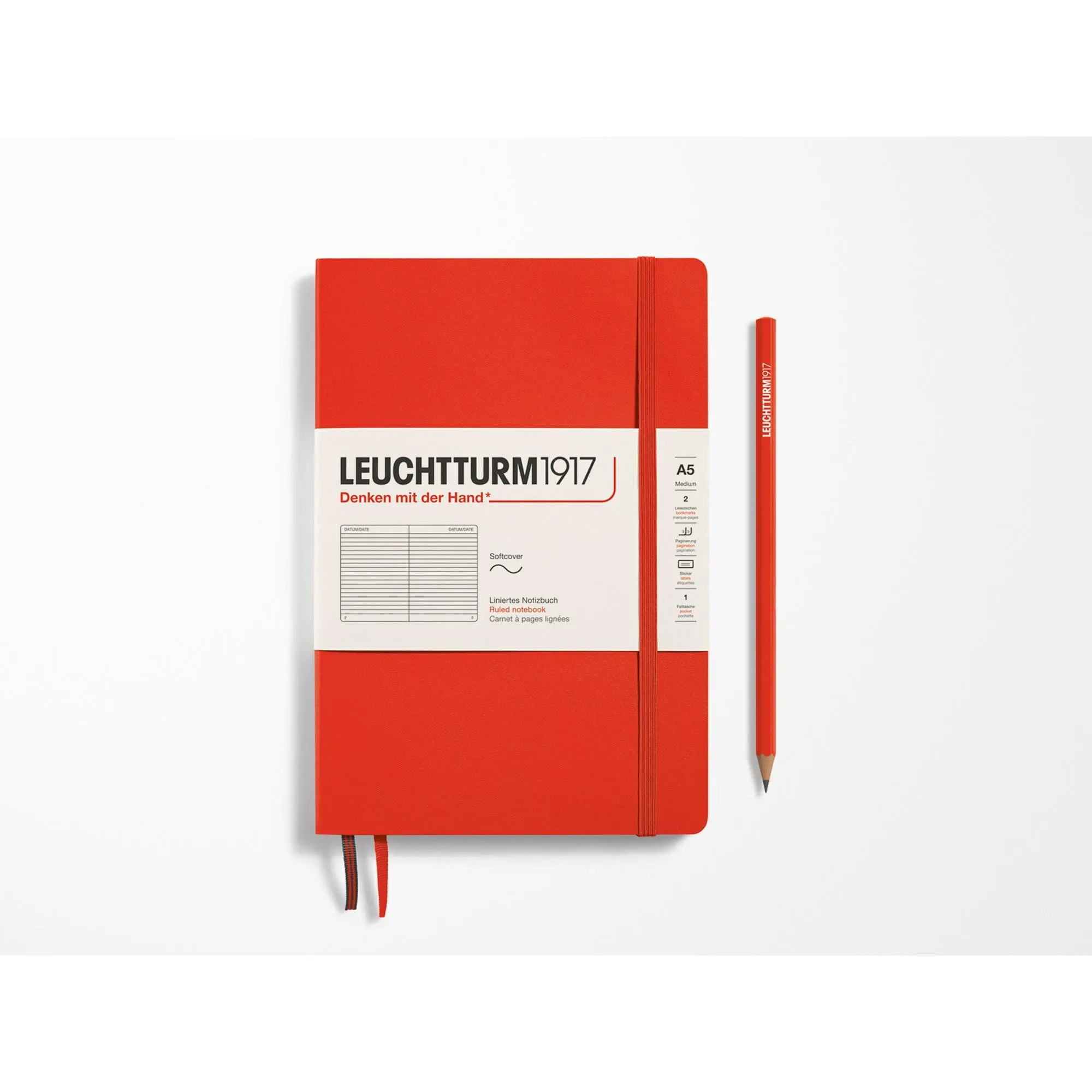 Leuchtturm 1917 Soft Cover Notebook - Lobster