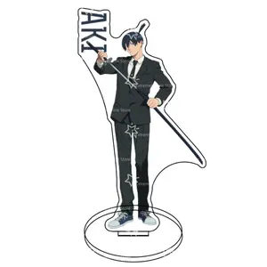 New Anime Chainsaw Man Acrylic Stand Makima Power Cosplay Model Plate Cute Collection Doll Hayakawa Aki Fans Gifts