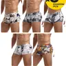 Men's Full-Print Briefs Set, Breathable Cool Comfort Fabric, Shaping Fit, Gym Home Casual Sports Wear, Random Colors, 2/3/4 Pieces, Daily Casual Underwear, Casual Style Underwear, Printed Underwear, All Season Underwear