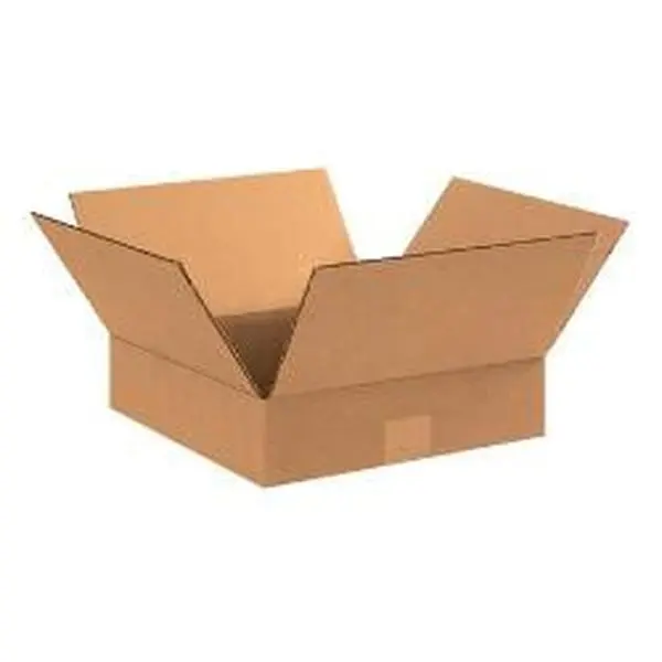 Box Partners 15153 Flat Pack Rectangular Corrugated Boxes, 15x15x3" (15 In. X 15 In. X 3 In.), Shipping Apparel Supplies for Office Stationery & Postal Needs