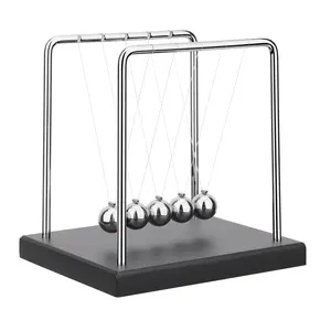 Newton Cradle Balance Steel Balls, Perpetual Motion Collision Ball, School Teaching Aid, Demonstrate Physics, Physics Science Pendulum, Home Decoration