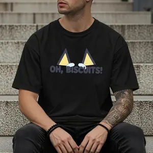 Oh Biscuits Blue Mens and Womens T-Shirt, Crewneck Tee, Blue Shirts, Blue Shirts for Family