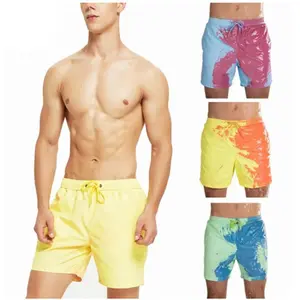 Men's Color Changing Swim Trunks - Comfortable Fit, Versatile Design, Ideal for Any Outfit