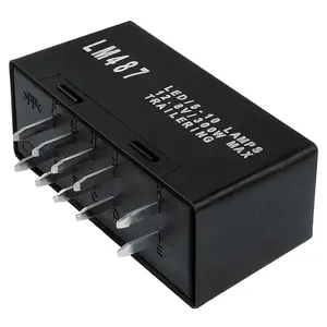 LM487 LED Flasher Turn Signal Relay for Chevy Silverado GMC Cadillac Hummer 03-07, 10383321 15231201 LED Blinker Module Hazard Warning LED Flasher GM