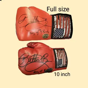 Butterbean Autographed Boxing glove, costume made ,full size or smaller 10 inch. I sighn all of them . autograph boxing ..you will recive one autographed glove from me.