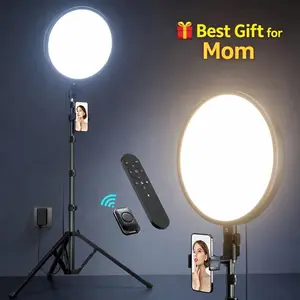 【MothersDayGift】Weilisi Large Ring Light with 72" Tripod Stand, 6500K Full-Screen Selfie Ring Light for Live Stream, YouTube, TikTok, Video Recording, Photography, Portable Ring Light Tripod for iPhone/Phone with Remote #SummerVibes