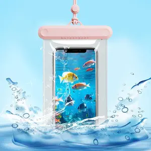 Waterproof Phone Case, Floating Phone Bag with Lanyard, Water Proof Phone Protector, Underwater Swimming Phone Case