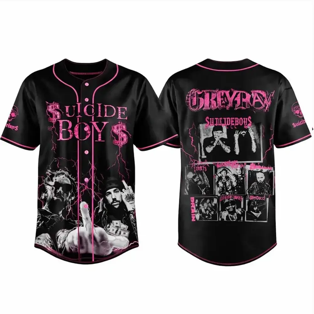 $uicideboy$ Underground Rap Baseball Graphic Tee HY1673