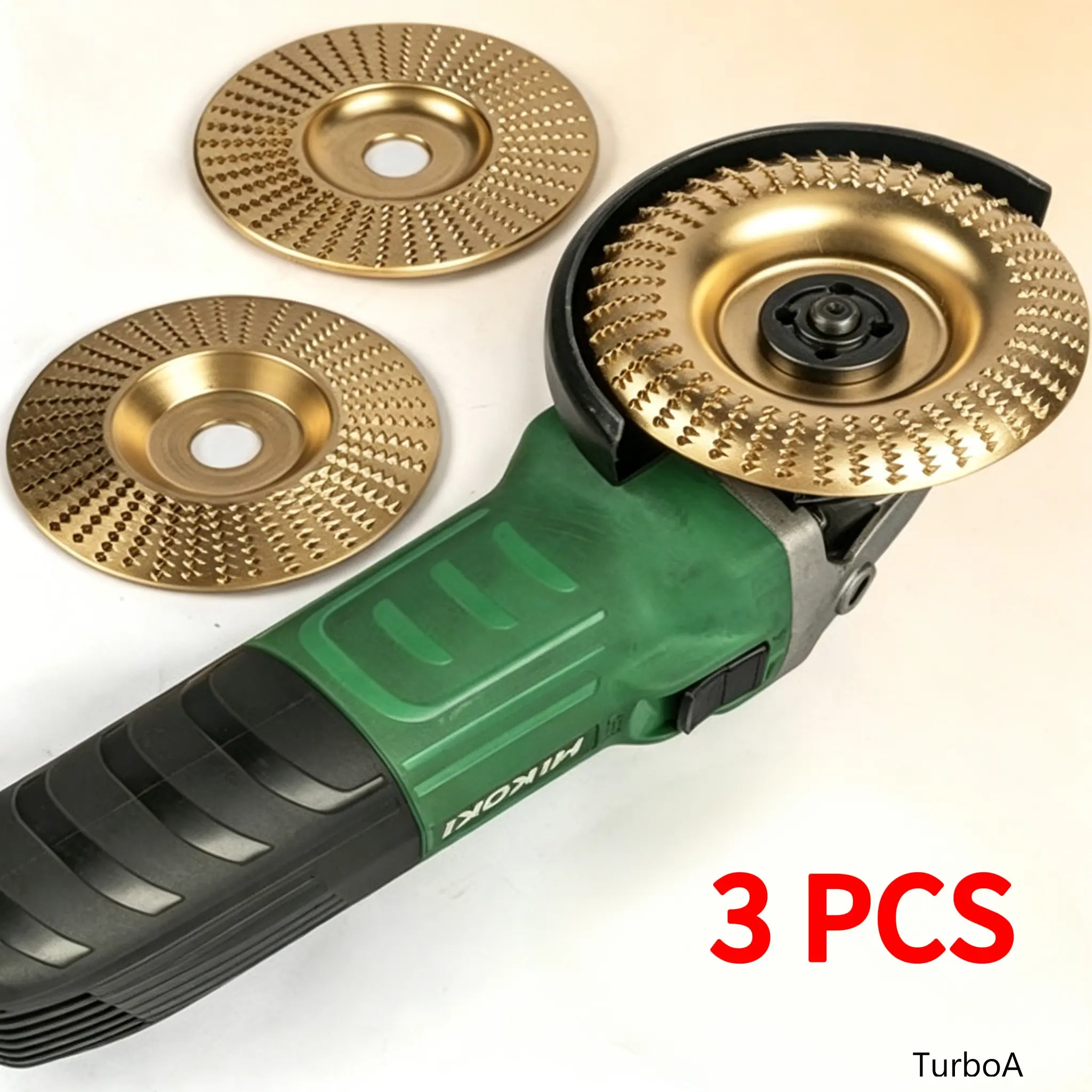 3PCS 4 Inch Grinding Discs, Grinder Attachments for Wood Carving Sanding Polishing, Woodworking Projects, Durable Materials, 3 Pcs