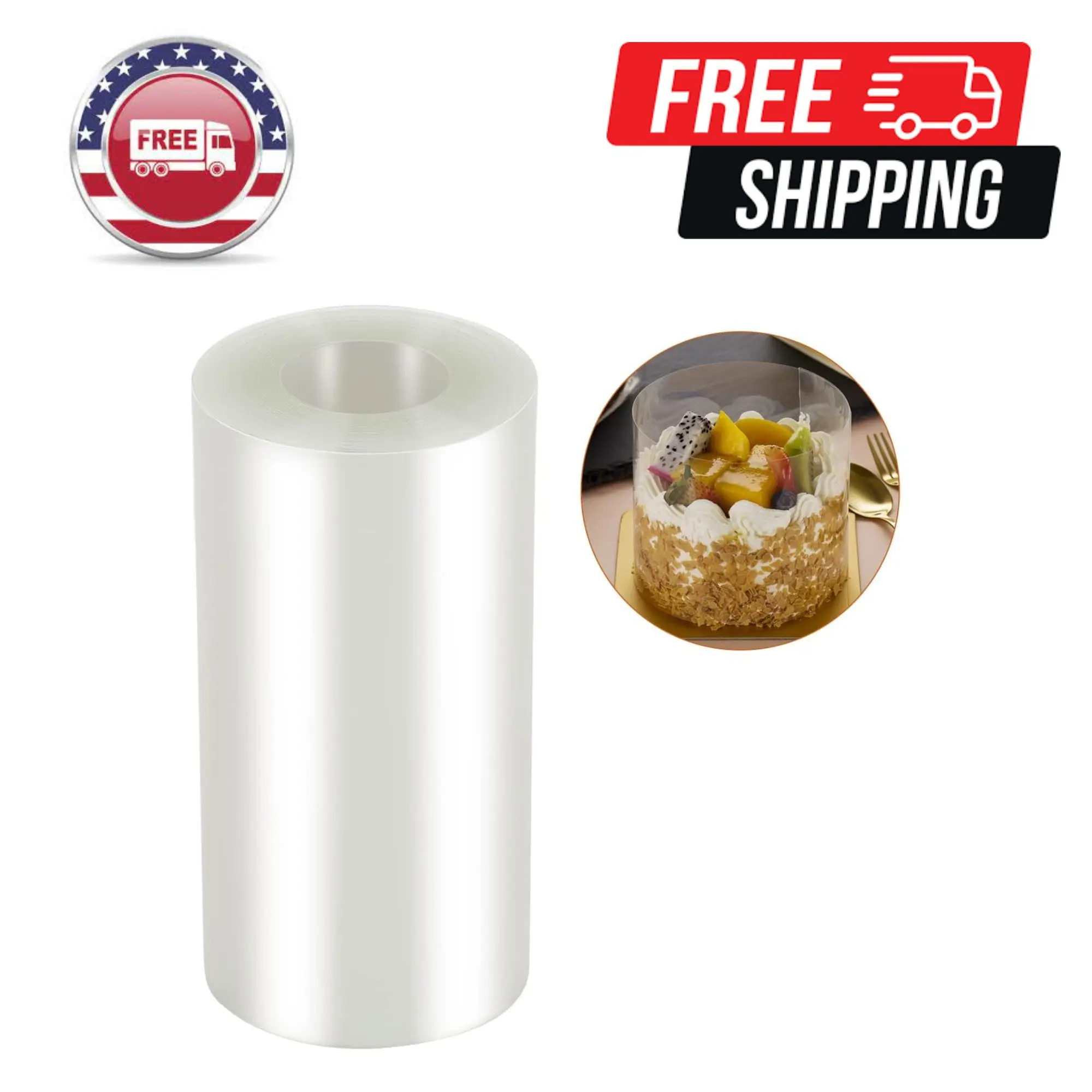 4 x 394inch (5.9 mil thick) Transparent Acetate Sheets Rolls