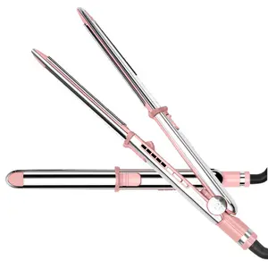 2026 New ATOPSKINS 2-In-1 Hair Styling Pro (Straightener & Curler) |   Rapid Heat-Up |   Frizz-Free Smoothing |   Ideal Christmas & New Year Gift (Pink/Black/Blue)