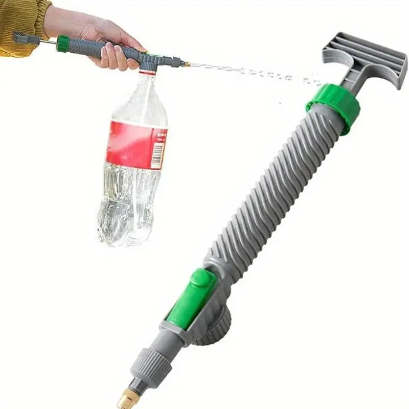 High Pressure Air Pump Manual Sprayer Adjustable Drink Bottle Spray Head Nozzle Garden Watering Tool Sprayer Agriculture Tools Garden Watering Sprinkler