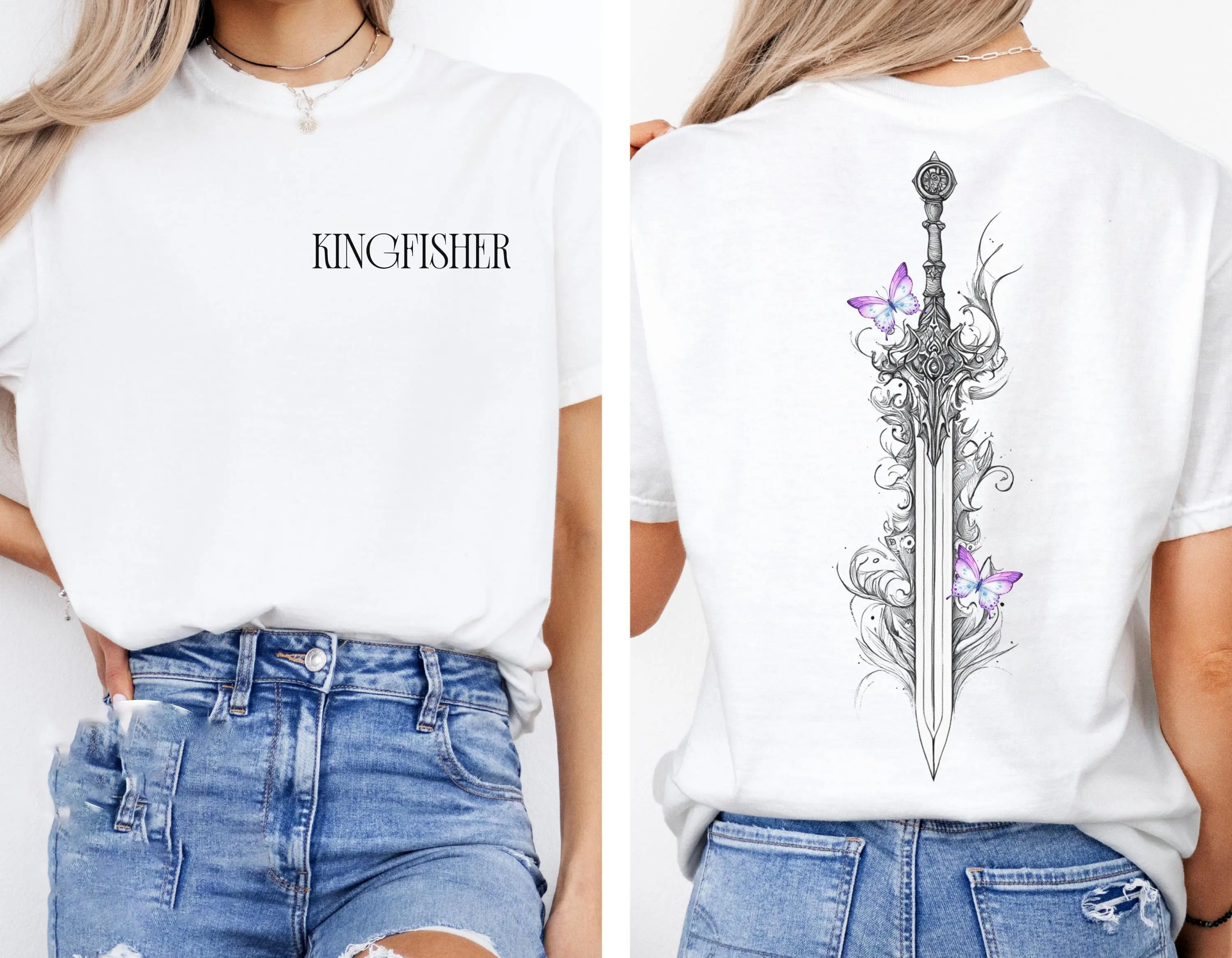 Quicksilver Book Kingfisher T-shirt, Fantasy Bookish Inspired Fantasy Novel Apparel, Romantasy Gift Bookish Shirt