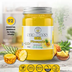 Pineapple Sea Moss Gel | Organic Dietary Supplement | Natural Vitamins | Health & Fitness Superfood
