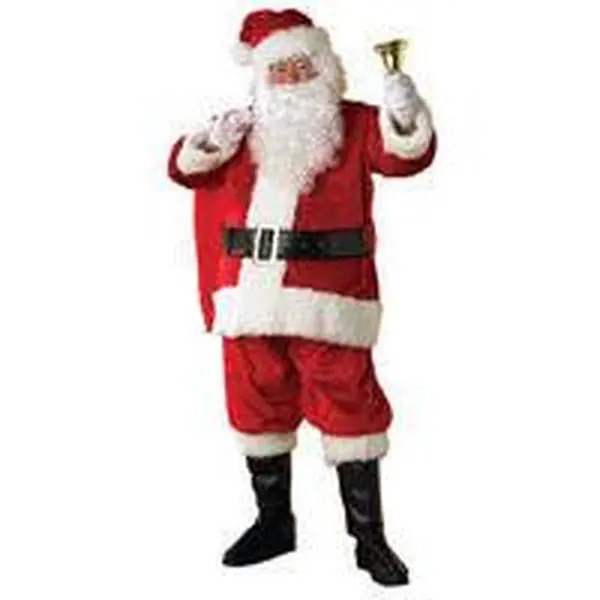 Mens Plush Regency Santa Suit